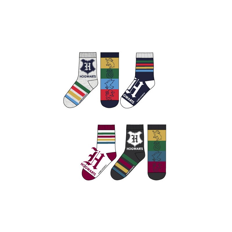 Chaussettes pour enfants Harry Potter Poudlard 23-34