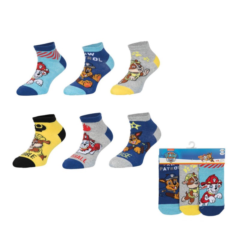 Paw Patrol kids no-show socks 23-34