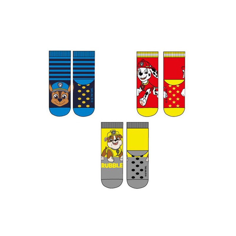 Chaussettes épaisses antidérapantes pour enfants Paw Patrol 23-34