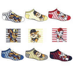 Paw Patrol Striped children's ankle socks 23-34