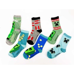 Chaussettes Minecraft pour enfants 27-38