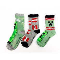 Chaussettes Minecraft pour enfants 27-38