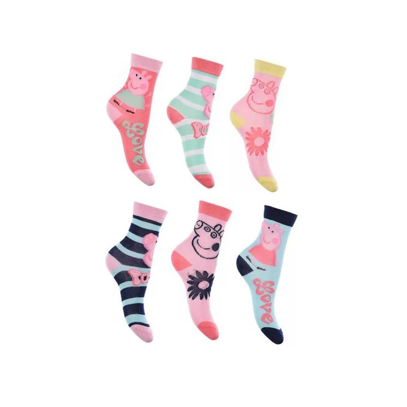 Chaussettes pour enfants Peppa Pig Love 23-34