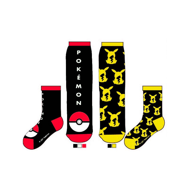 Chaussettes pour enfants Pokémon Ball 31-42