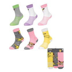 Chaussettes pour enfants Pokémon Pika-Evoli 23-34