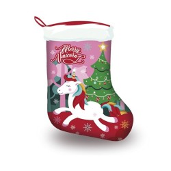 Christmas Unicorn, fireplace sock, boot 42 cm