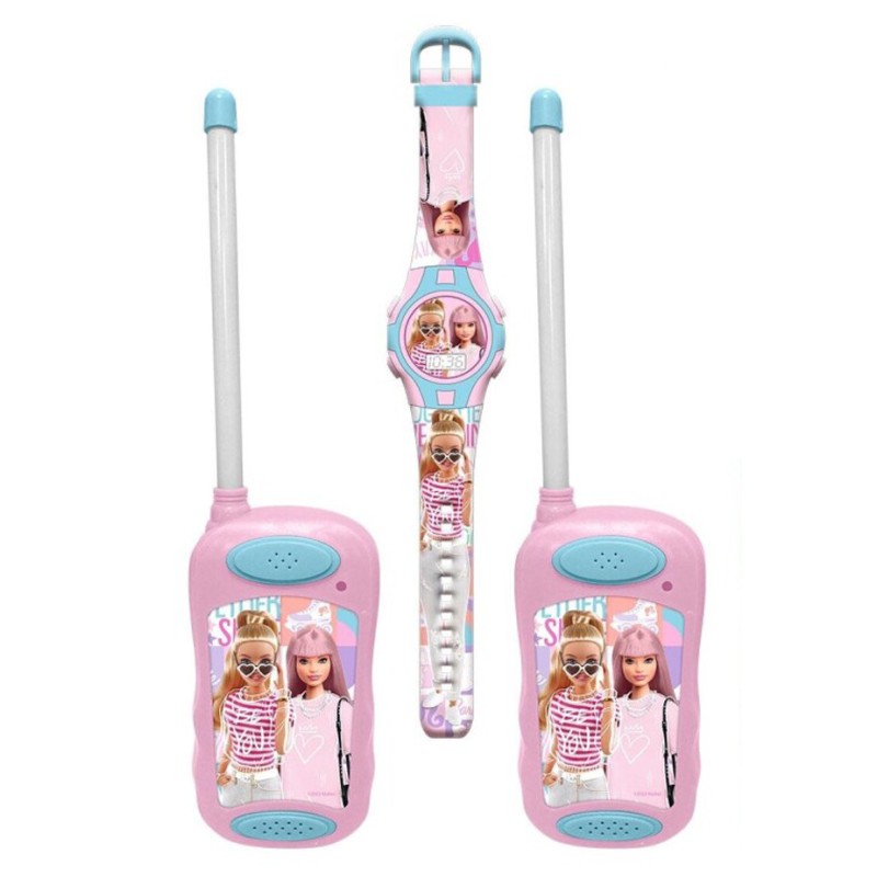 Barbie Walkie Talkie + digital watch set