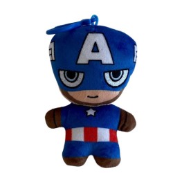 Peluche Avengers Captain America 2D avec cintre 13 cm