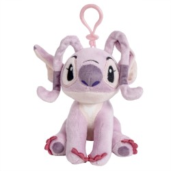 Figurine en peluche 3D Disney Lilo et Stitch Angel avec crochet 14 cm