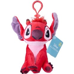 Peluche 3D Disney Lilo et Stitch Leroy avec cintre 14 cm