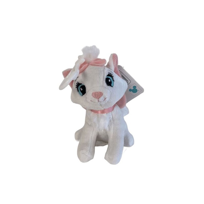 Peluche Chat Disney Marie avec crochet 13 cm