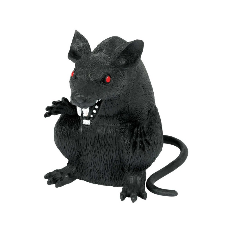 Rat maléfique d'Halloween, figurine en plastique 23x15 cm