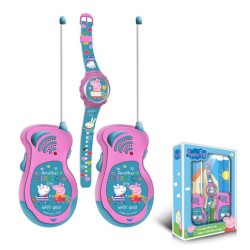 Peppa Pig Walkie Talkie + digital watch set