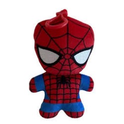 Peluche Spiderman Iron Man 2D avec cintre 13 cm