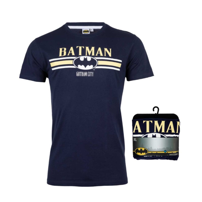 T-shirt à manches courtes pour homme Batman Gotham, haut M-XXL