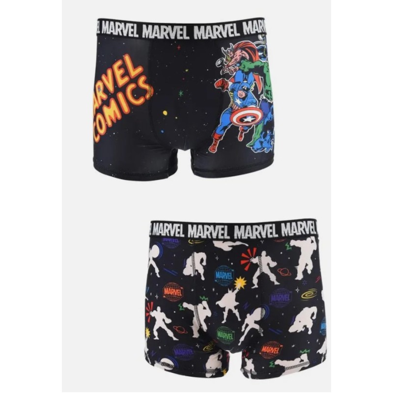 Lot de 2 boxers pour homme Avengers Marvel (S-XL)