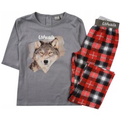 Ushuaia Wolf  Wolf Men's Pajamas S-XXL