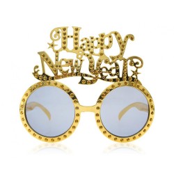 Happy New Year Happy New Year Gold, Gold party glasses