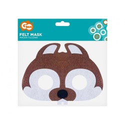 Animals Beaver, Felt Mask 17.5 cm