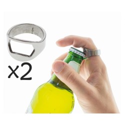 Beer Beer, opener ring 2-piece set