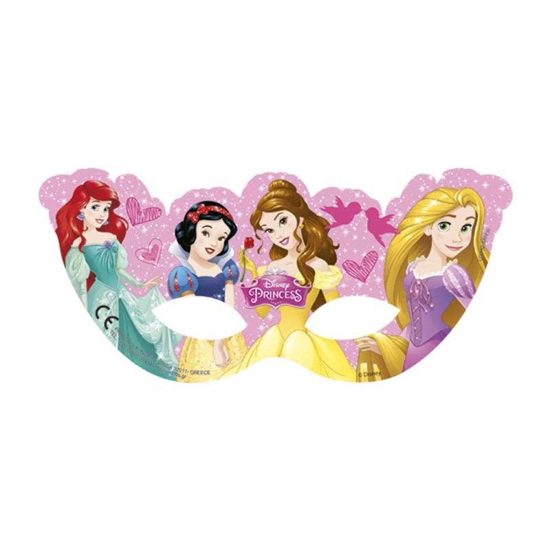 Masque Disney Princess Live Your Story, lot de 6 pièces