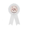 Wedding Bride to Be White, White Badge