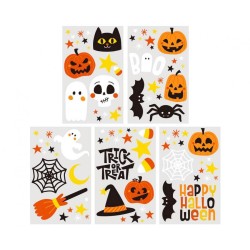 Halloween Boo tattoo set of 5