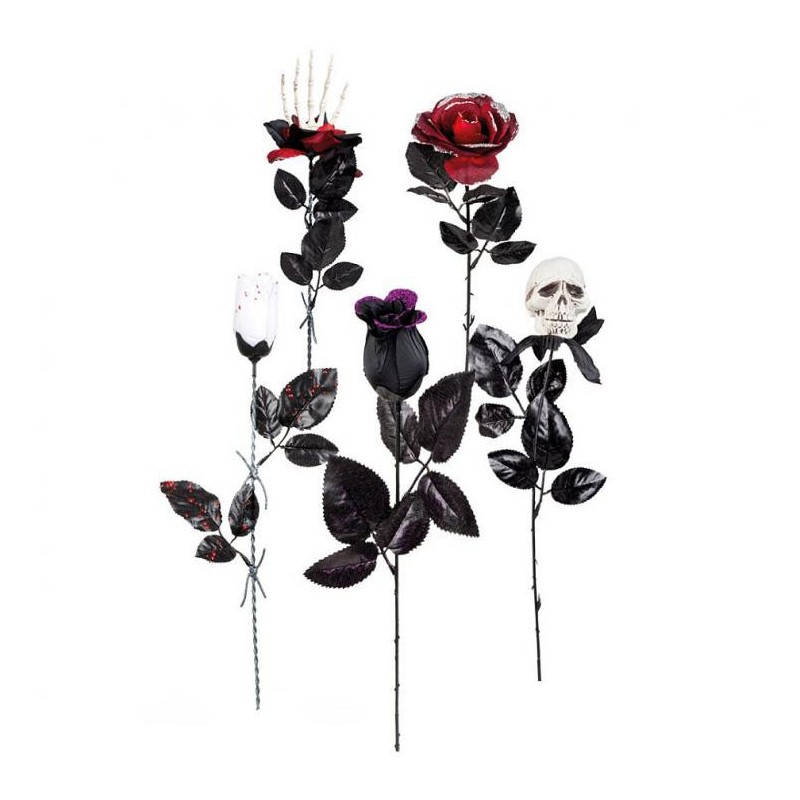 Halloween Dark flower mix 5 pieces