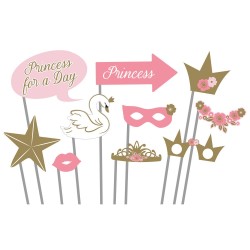 Princess Swan Photo Accessory Set, 10 pcs