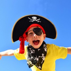 Pirate Black eye mask costume accessory