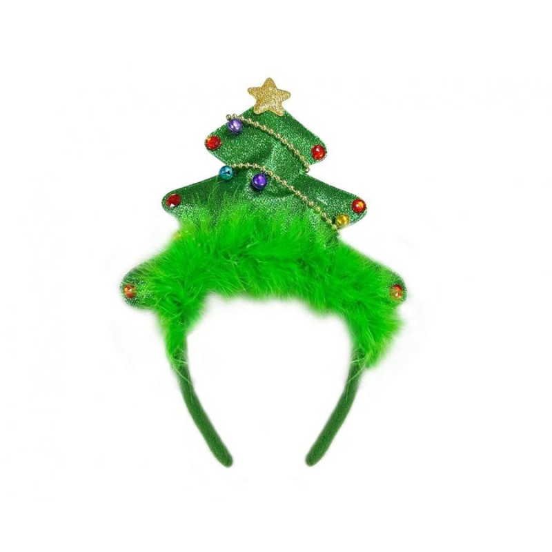 Christmas tree Furry headband