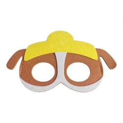 Masque en feutre pour chien Brigade des chiens Animaux 18 cm