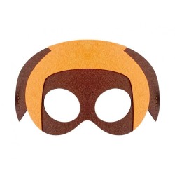 Masque en feutre pour chien sauveteur Animals Dog Brigade 19 cm