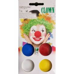 Maquillage de fête, kit de maquillage de clown