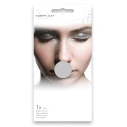 Maquillage de fête, peinture pour le visage à paillettes argentées 28 ml