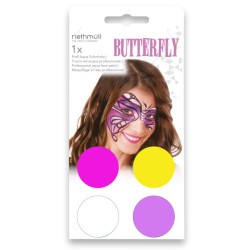 Maquillage de fête, kit de maquillage papillon