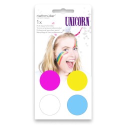 Maquillage de fête, kit de maquillage licorne