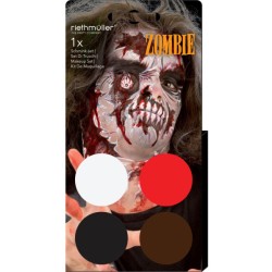 Maquillage de fête, kit de maquillage zombie