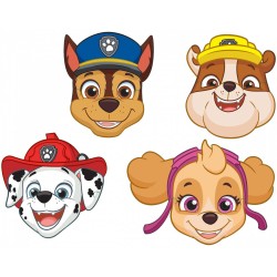 Masques Paw Patrol Heroes, 8 pièces.