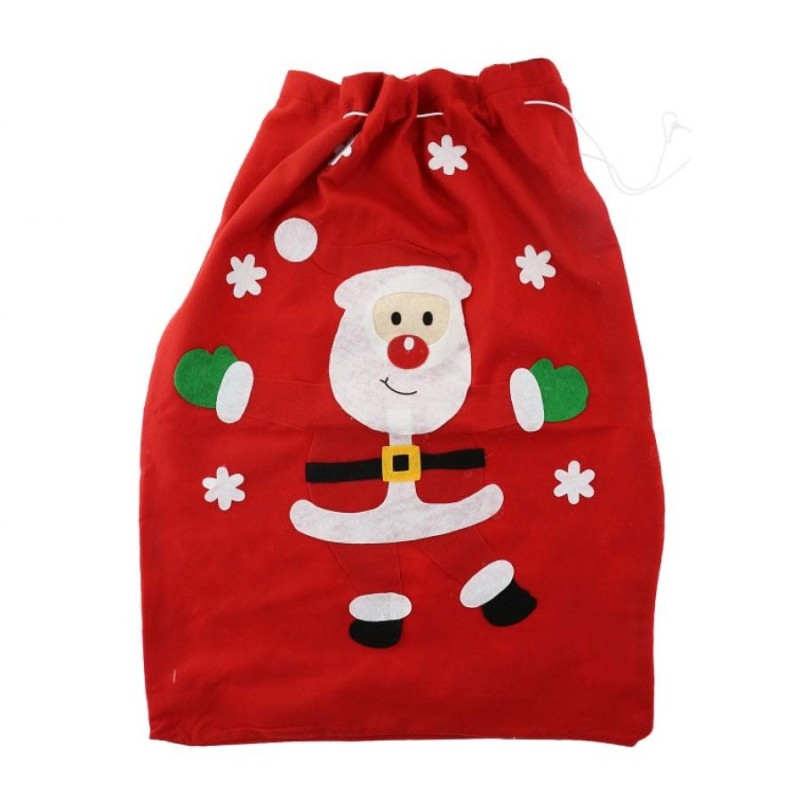 Sac de Noël Père Noël, Saint Nicolas 70 cm