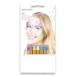 Ensemble de maquillage pastel pour fête, 5 pièces