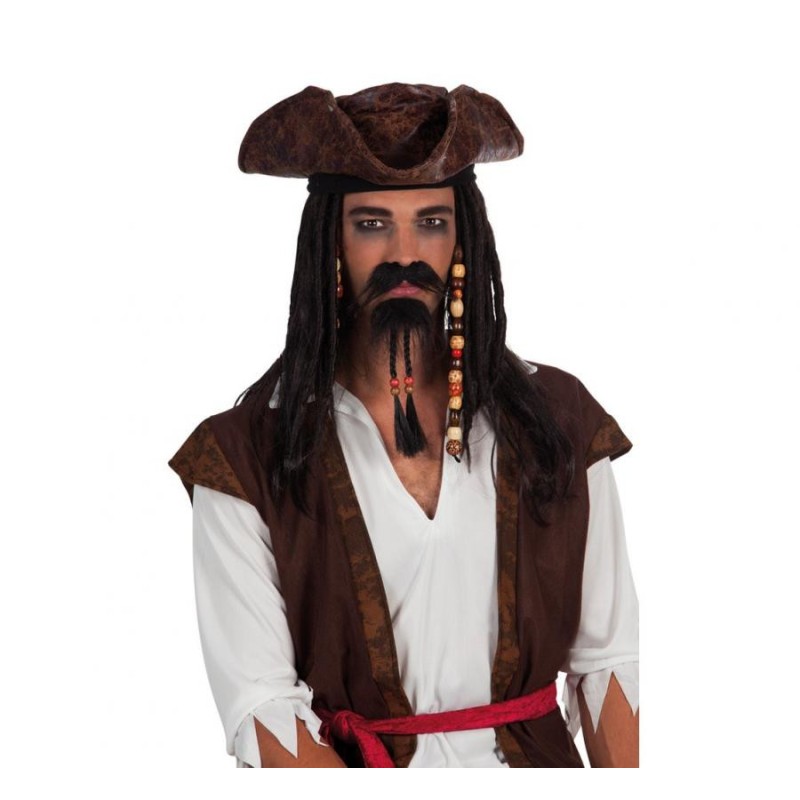 Ensemble pirate, moustache et barbe