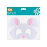 Animals Rabbit, Felt Mask 18.5 cm