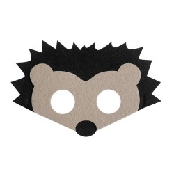 Animals Hedgehog Hedgehog felt mask 17.5 cm