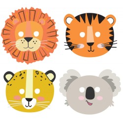 Animals Get Wild Wild Mask, 8 pcs