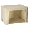 Bedding organizer bag with storage rack 100L