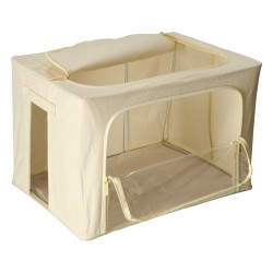 Bedding organizer bag with storage rack 100L