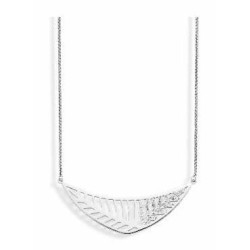 Collier Victoria Jungle argenté avec pierres