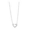 Victoria Silver Heart Necklace