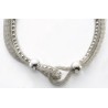 Victoria Thick Silver Mesh Necklace